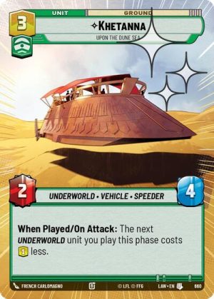 Khetanna Upon the Dune Sea Hyperspace Foil - 660 - A Lawless Time (Foil) - Inglés