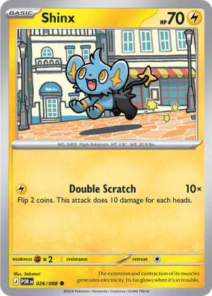 Shinx - 026/088 - ME03: Perfect Order (Reverse Holo) - Inglés