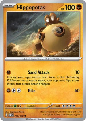 Hippopotas - 039/088 - ME03: Perfect Order (Reverse Holo) - Inglés
