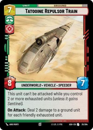 Tatooine Repulsor Train - 35/264 - Ashes of the Empire - Español