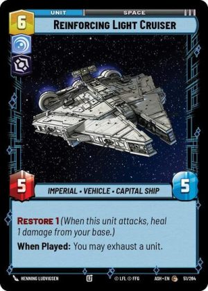 Reinforcing Light Cruiser - 51/264 - Ashes of the Empire - Español