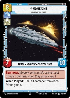 Home One Heart of the Fleet - 65/264 - Ashes of the Empire - Español