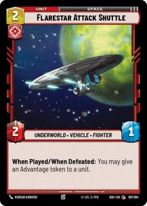 Flarestar Attack Shuttle - 167/264 - Ashes of the Empire - Español