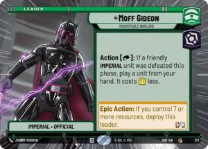 Moff Gideon Indomitable Warlord Hyperspace - 272 - Ashes of the Empire - Inglés