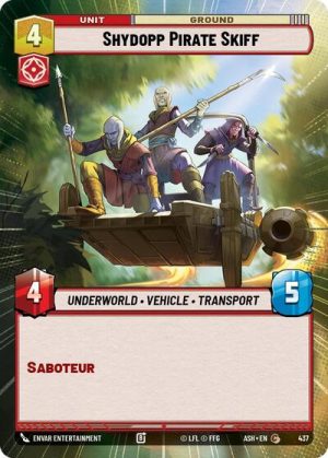 Shydopp Pirate Skiff Hyperspace - 437 - Ashes of the Empire - Inglés