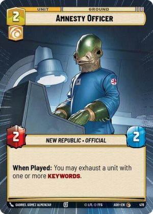 Amnesty Officer Hyperspace - 478 - Ashes of the Empire - Inglés