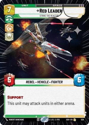 Red Leader Strike the Reactor Hyperspace Foil - 539 - Ashes of the Empire (Foil) - Inglés