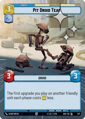 Pit Droid Team Hyperspace Foil - 577 - Ashes of the Empire (Foil) - Español