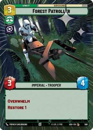Forest Patroller Hyperspace Foil - 598 - Ashes of the Empire (Foil) - Inglés