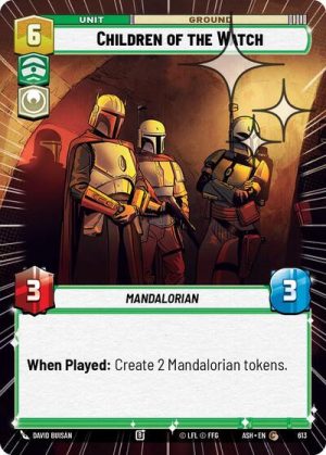 Children of the Watch Hyperspace Foil - 613 - Ashes of the Empire (Foil) - Inglés