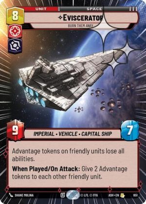 Eviscerator Burn Them Away Hyperspace Foil - 651 - Ashes of the Empire (Foil) - Inglés