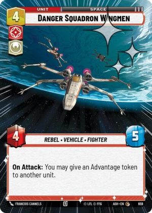 Danger Squadron Wingmen Hyperspace Foil - 659 - Ashes of the Empire (Foil) - Inglés