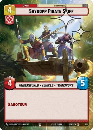 Shydopp Pirate Skiff Hyperspace Foil - 675 - Ashes of the Empire (Foil) - Inglés