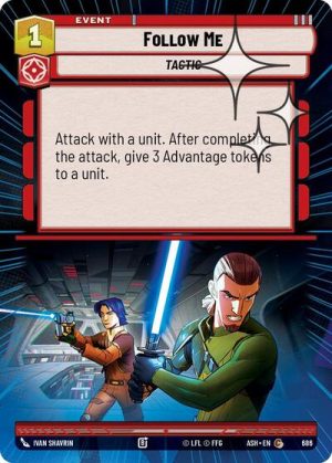 Follow Me Hyperspace Foil - 686 - Ashes of the Empire (Foil) - Inglés