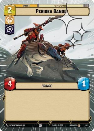 Peridea Bandit Hyperspace Foil - 692 - Ashes of the Empire (Foil) - Inglés
