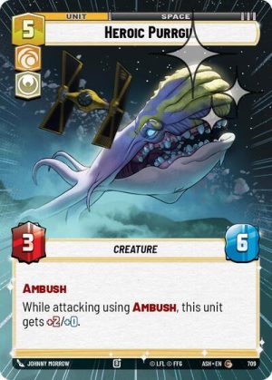 Heroic Purrgil Hyperspace Foil - 709 - Ashes of the Empire (Foil) - Español
