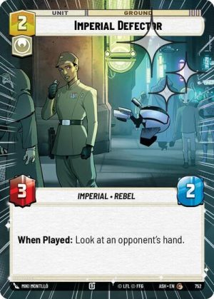 Imperial Defector Hyperspace Foil - 752 - Ashes of the Empire (Foil) - Inglés