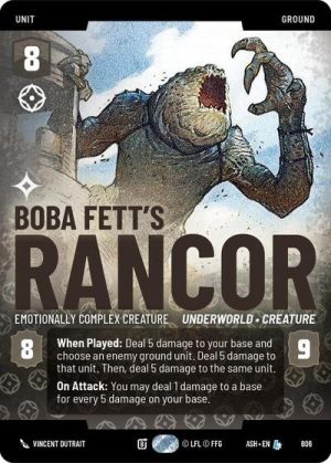 Boba Fetts Rancor Emotionally Complex Creature Prestige - 806 - Ashes of the Empire - Inglés