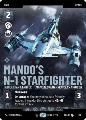 Mandos N 1 Starfighter Faster than a Fathier Prestige - 810 - Ashes of the Empire - Inglés