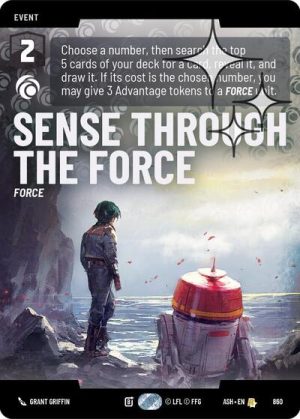 Sense Through the Force Prestige Foil - 860 - Ashes of the Empire (Foil) - Inglés