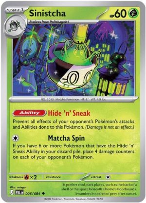 Sinistcha - 006/084 - ME05: Pitch Black - Inglés