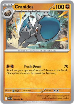 Cranidos - 044/084 - ME05: Pitch Black - Inglés