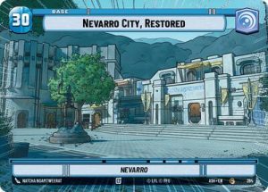 Nevarro City Restored Advantage Hyperspace - 284 // T05 - Ashes of the Empire - Español